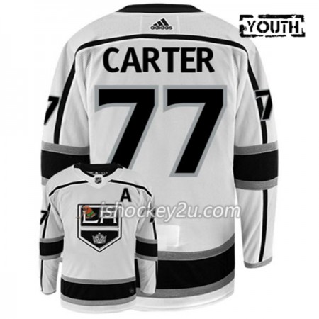 Børn NHL Los Angeles Kings Trøje JEFF CARTER 77 Adidas Hvid Authentic